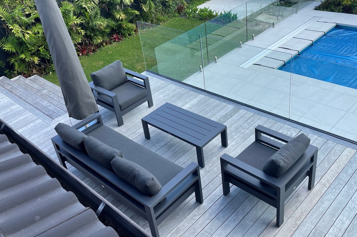 Coast Charcoal coast lounge charcoal on deck