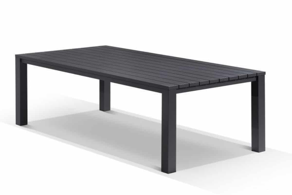 cove dining table charcoal 2.2m