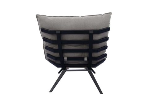 fishbone chair and stool black/beige