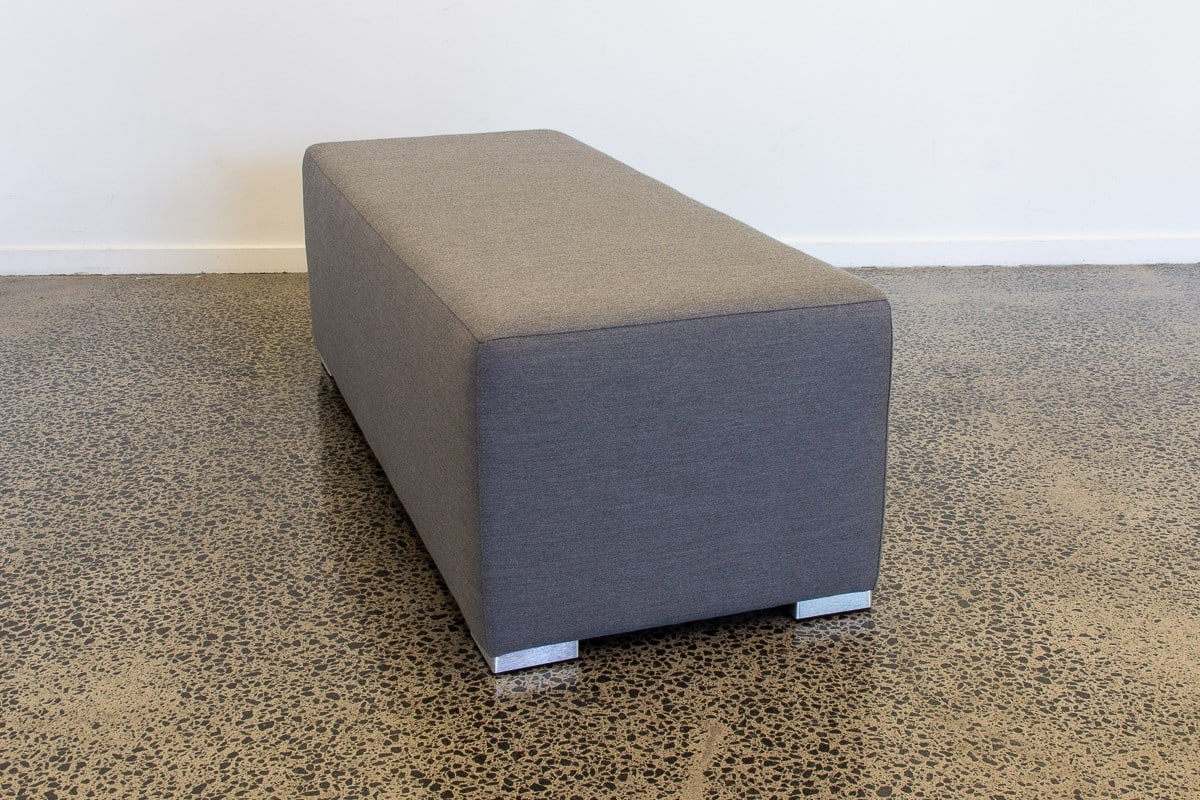 footstool charcoal rectangle 125