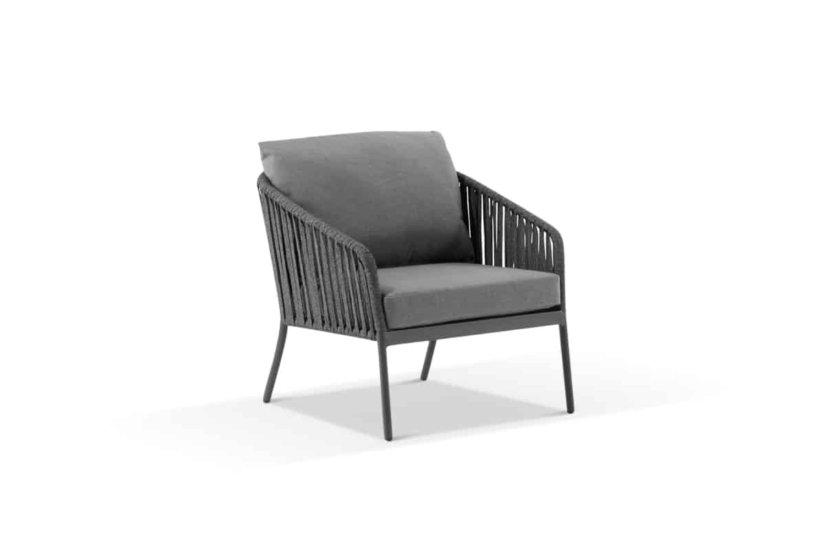 palm lounge chair charcoal