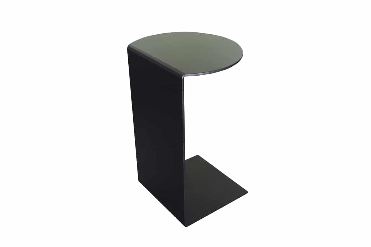 side tray table black