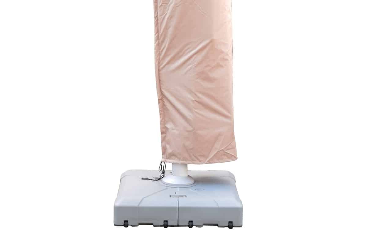 Umbrella waterprooof cover cantilever umbrella square 3m x 3m light grey