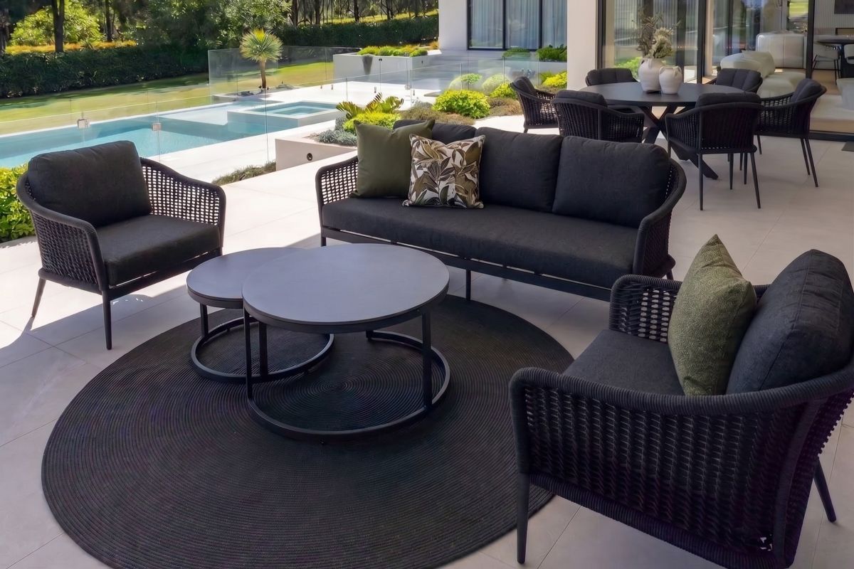 amalfi-oasis-charcoal-set-lifestyle amalfi lounge set with oasis tables charcoal