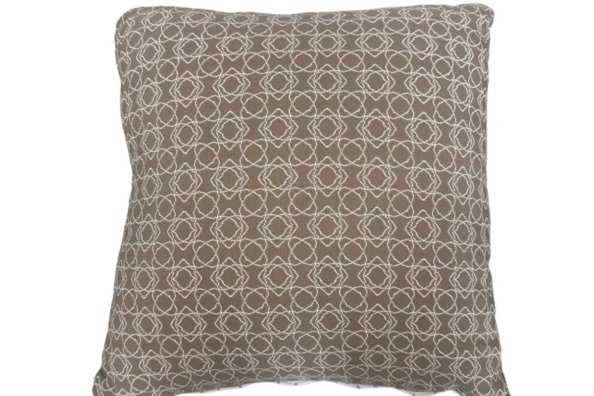 decor cushion beige circle 50 x 50