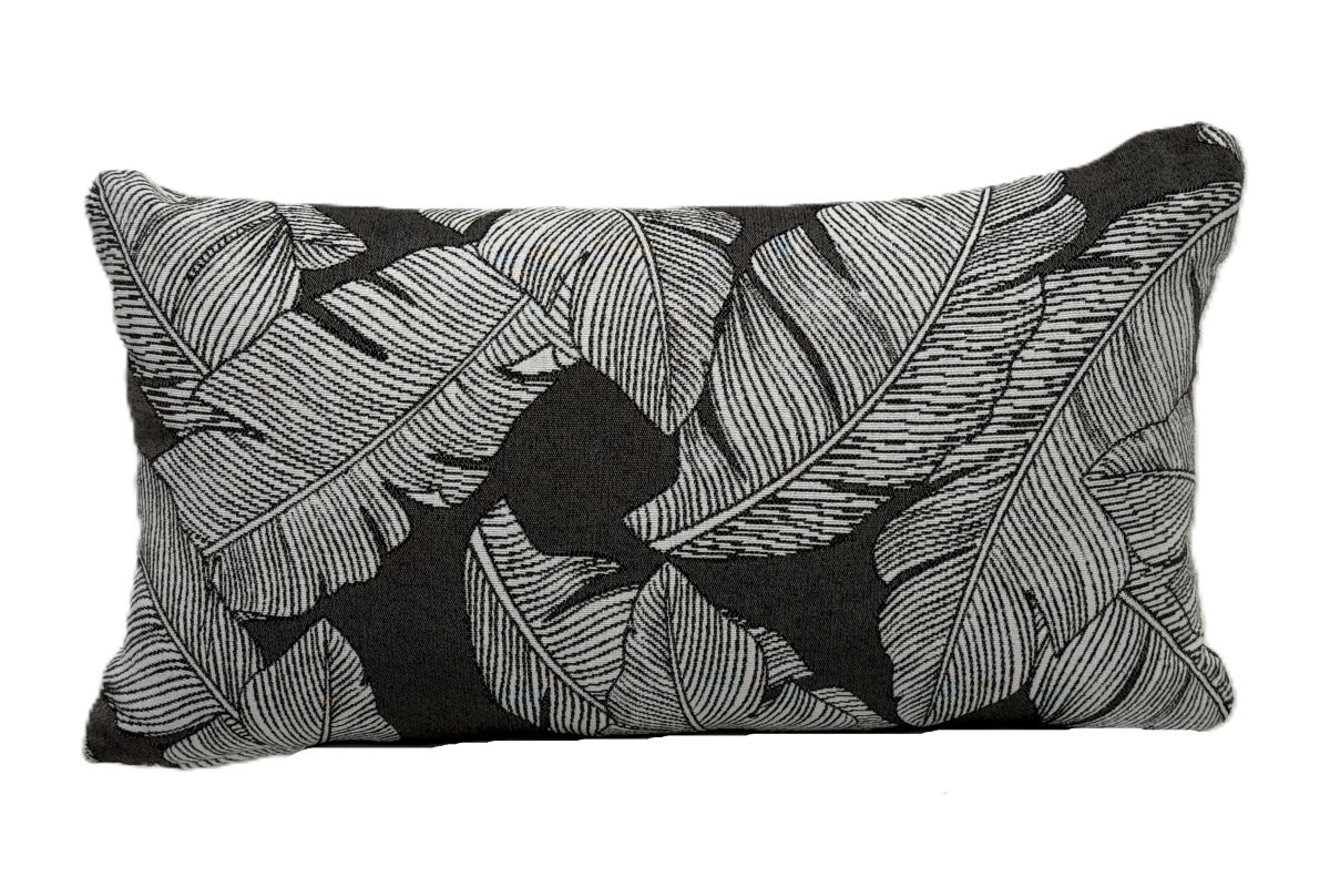 decor cushion black palm 30 x 50