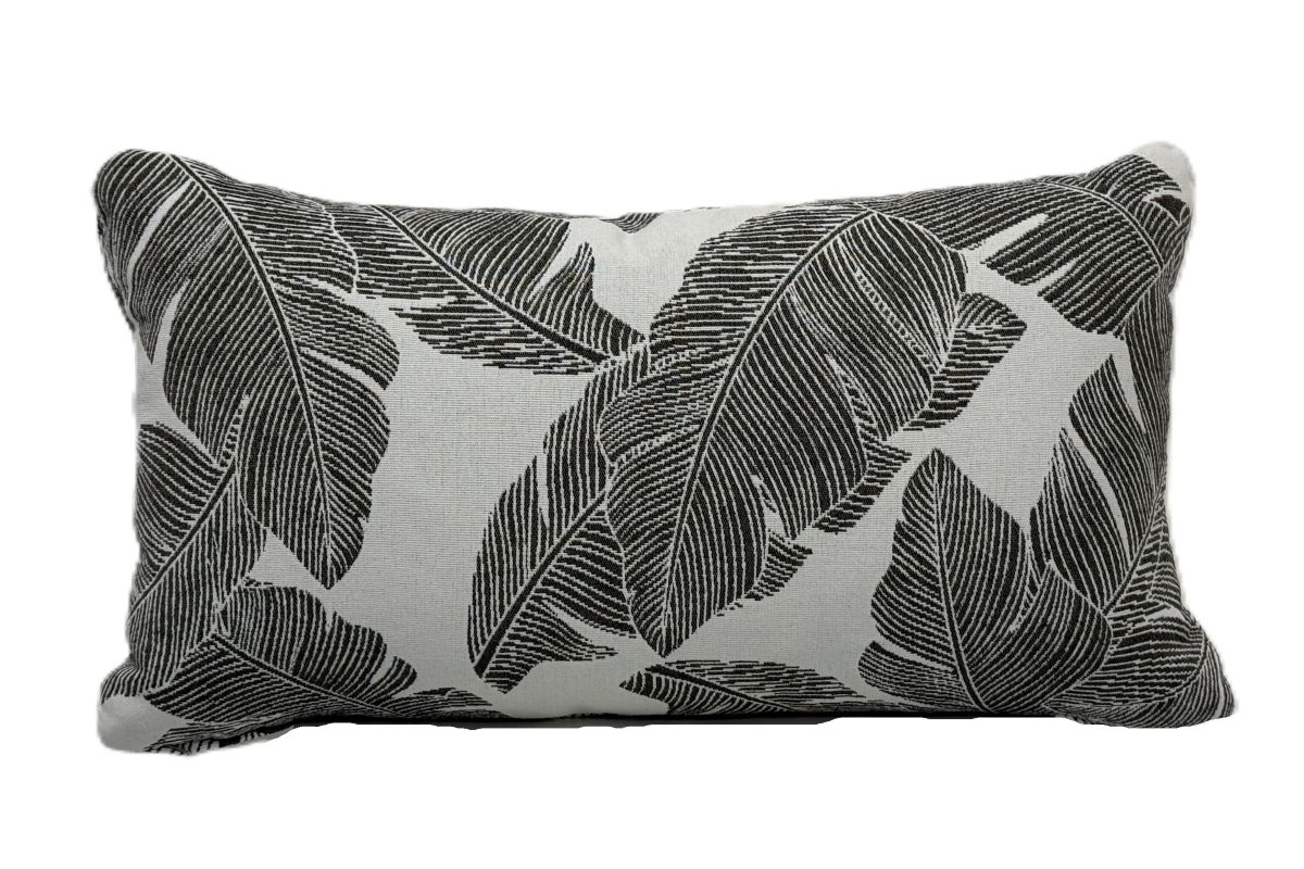 decor cushion black palm 30 x 50
