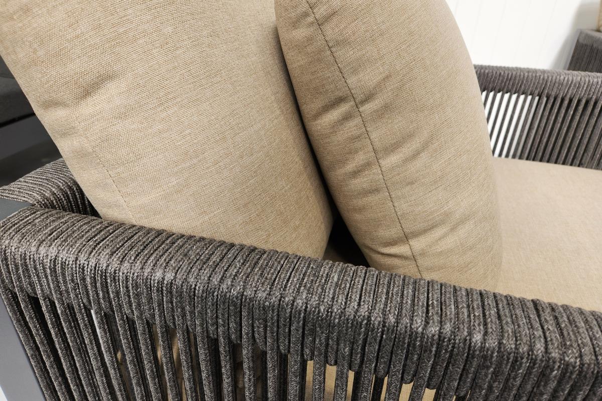 burano-cushion-close-up burano 3 seater lounge set charcoal