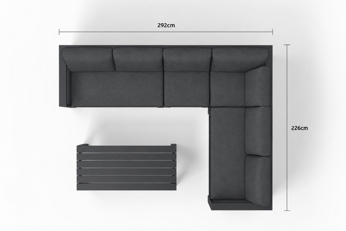 coast-corner-modular-specs coast corner lounge set charcoal