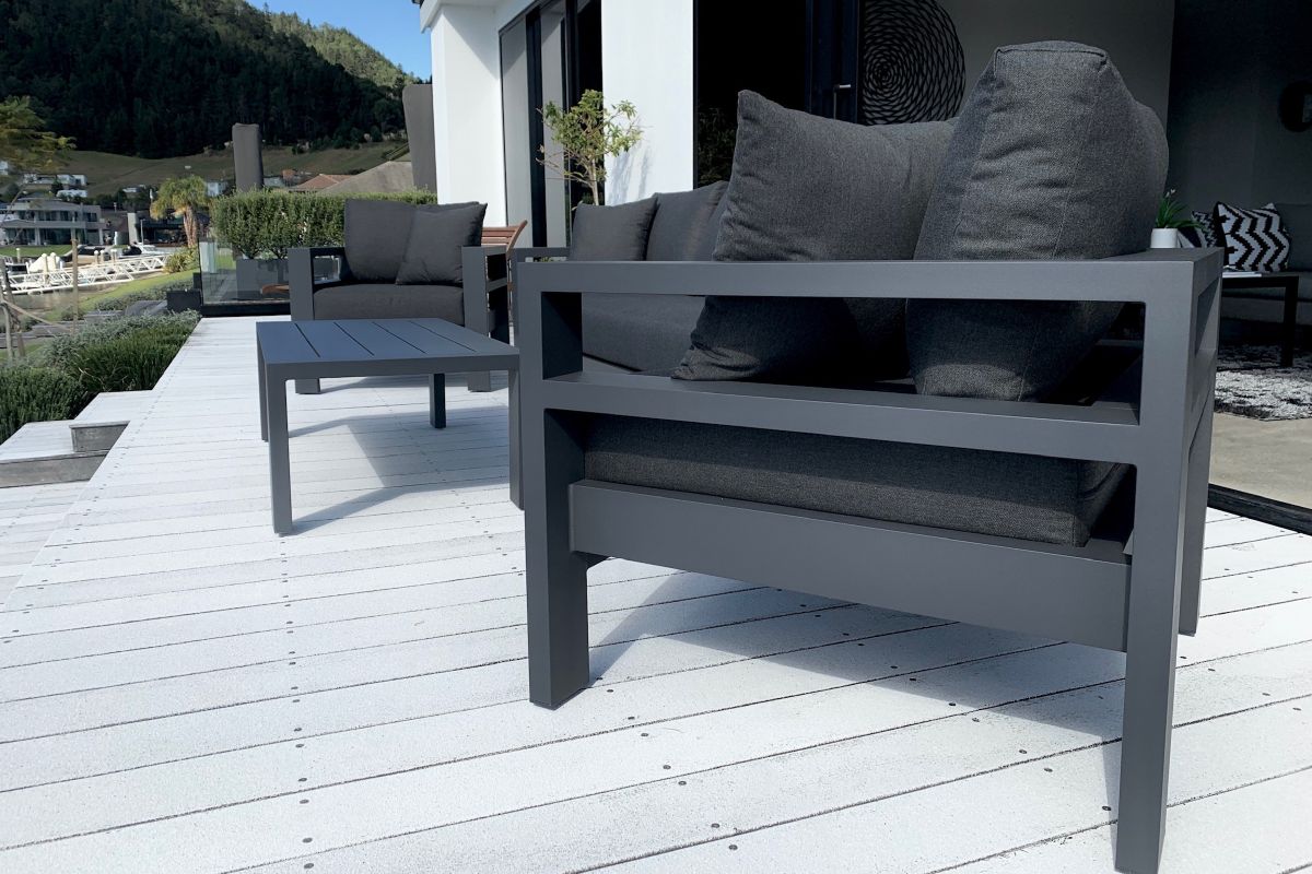 coast-lounge-charcoal-closeup coast 2 seater lounge set charcoal
