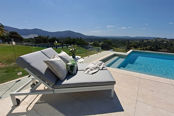 coast sun loungers in white by modern style