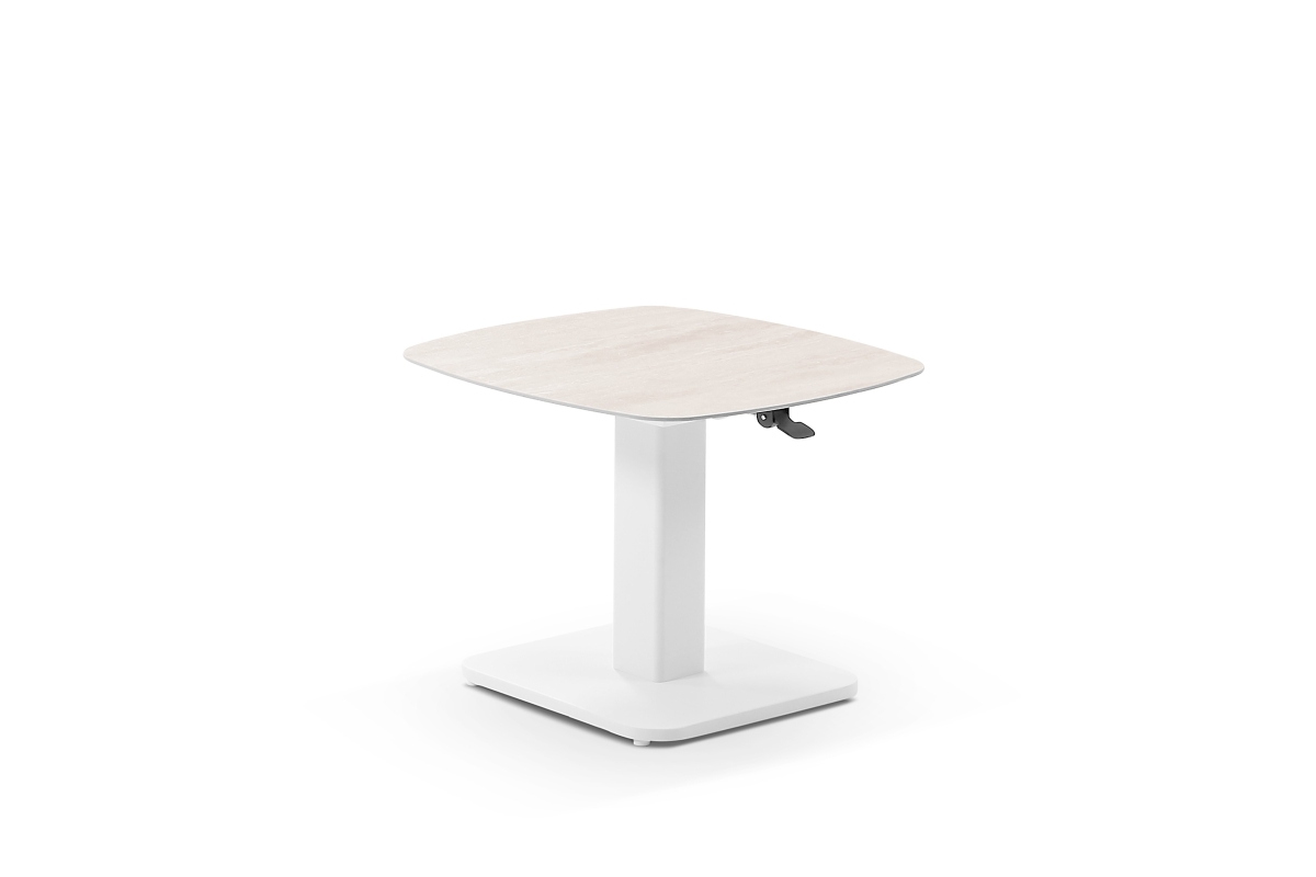 como lift coffee dining table white