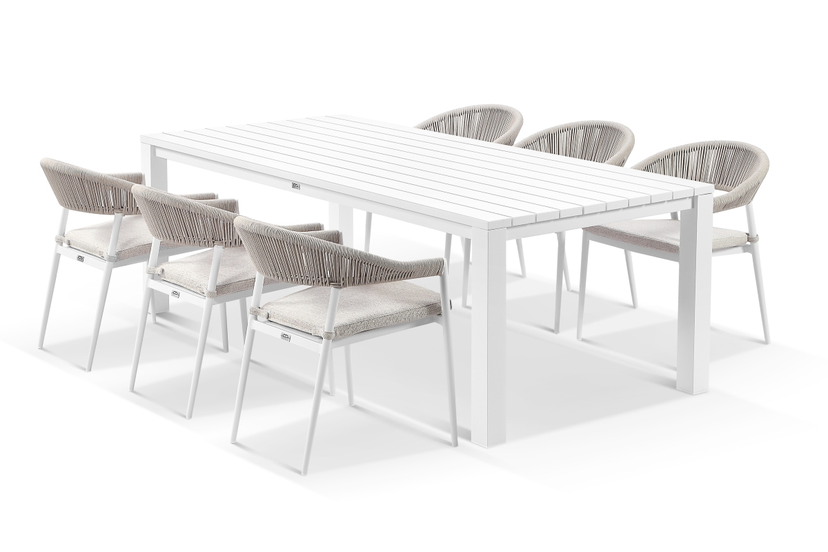 cove-220-table-beige-chair-set-white cove beige rope outdoor dining chair white