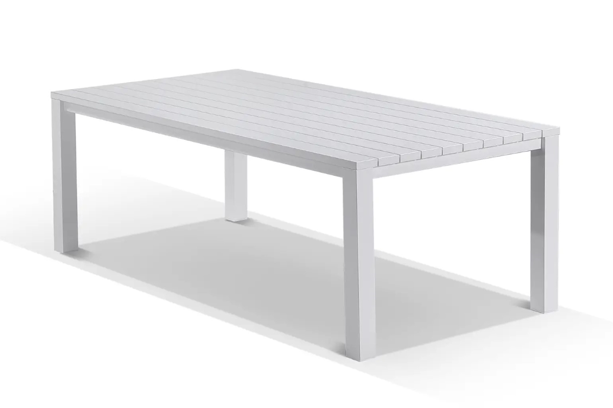 cove outdoor dining table 220cm white