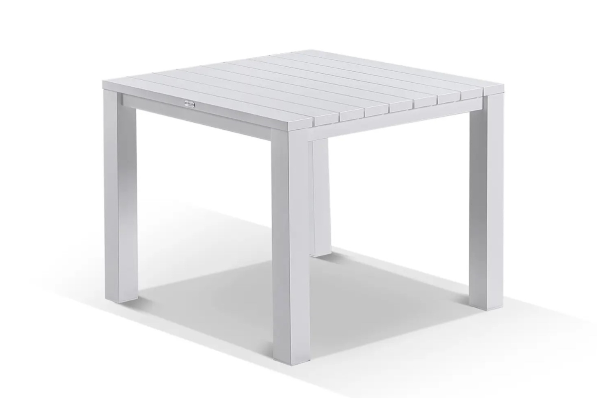 cove 95cm white table cove outdoor dining table 95cm white
