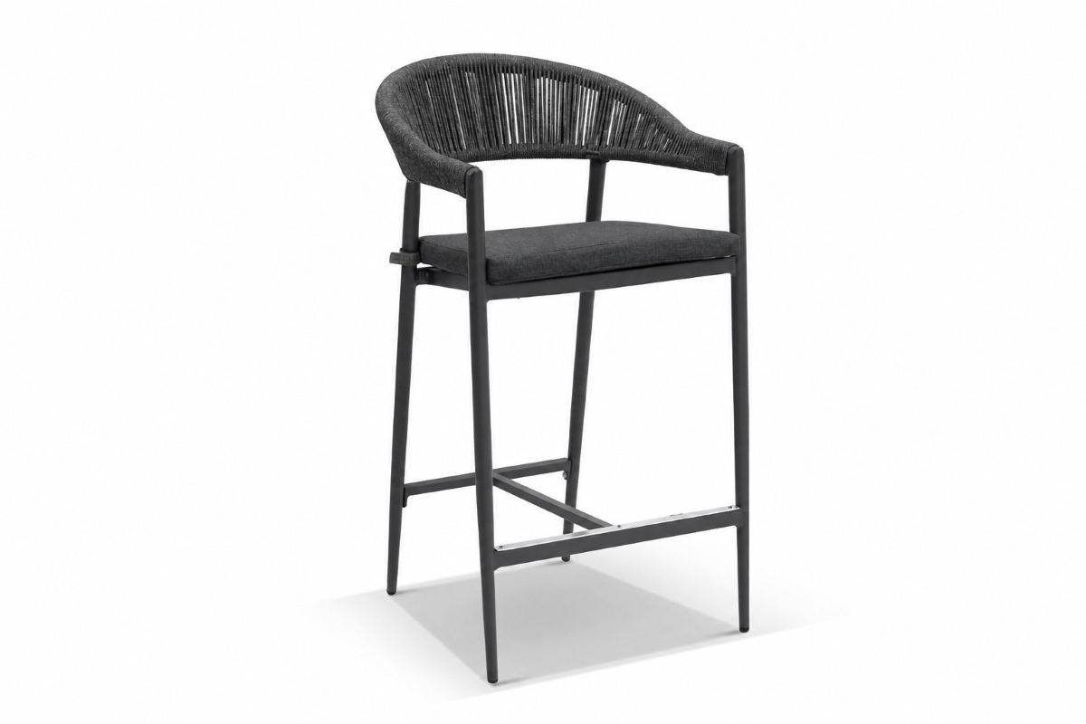 cove bar stool charcoal