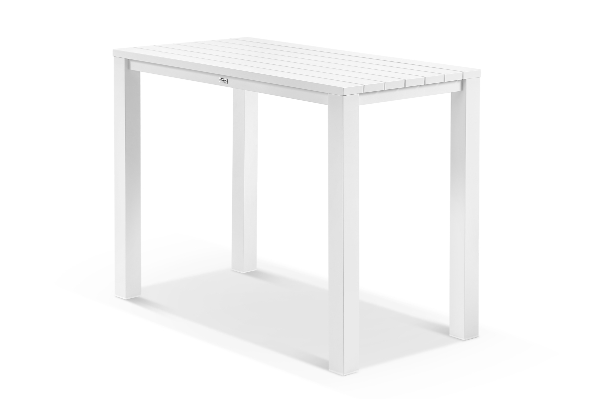 cove bar table white 140 x 74 x 105cm