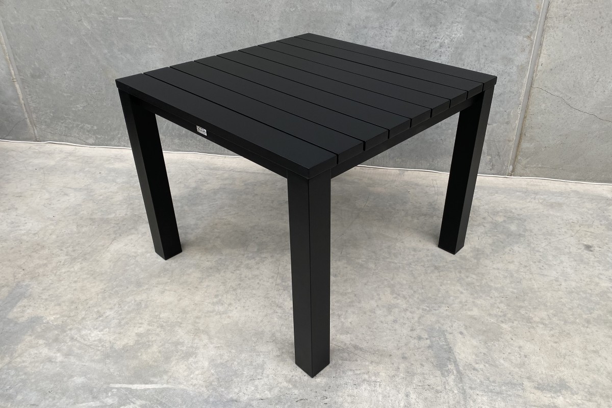 cove outdoor dining table 95cm black