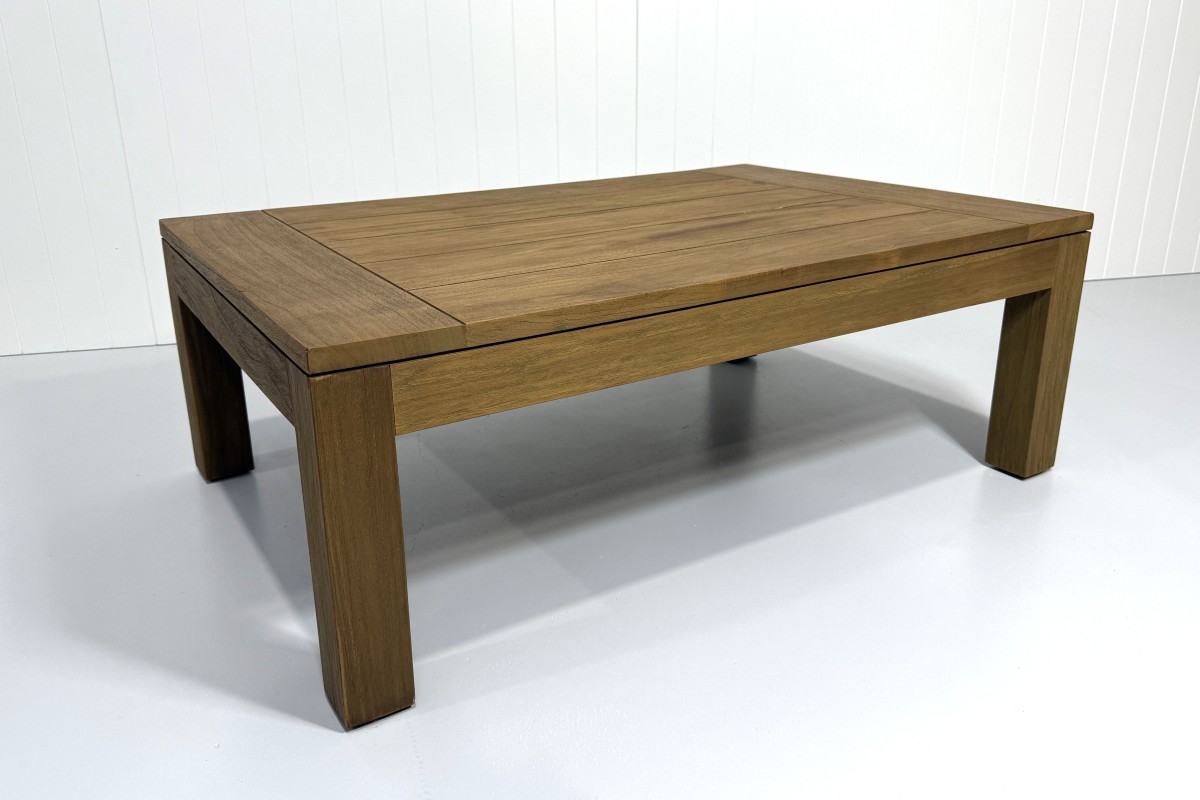 gemini teak coffee table
