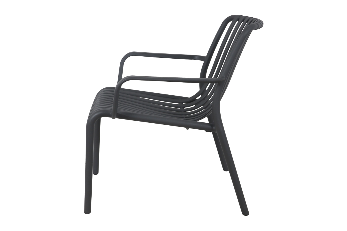 hugo 3pc balcony set charcoal