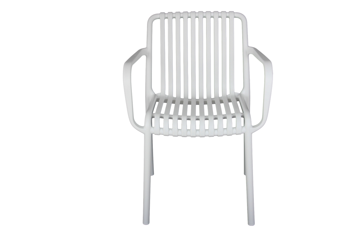 hugo resin dining chair white