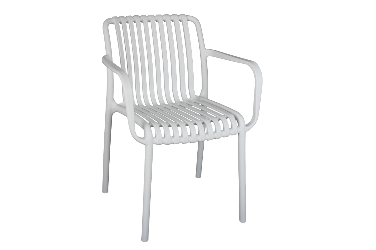 hugo resin dining chair white