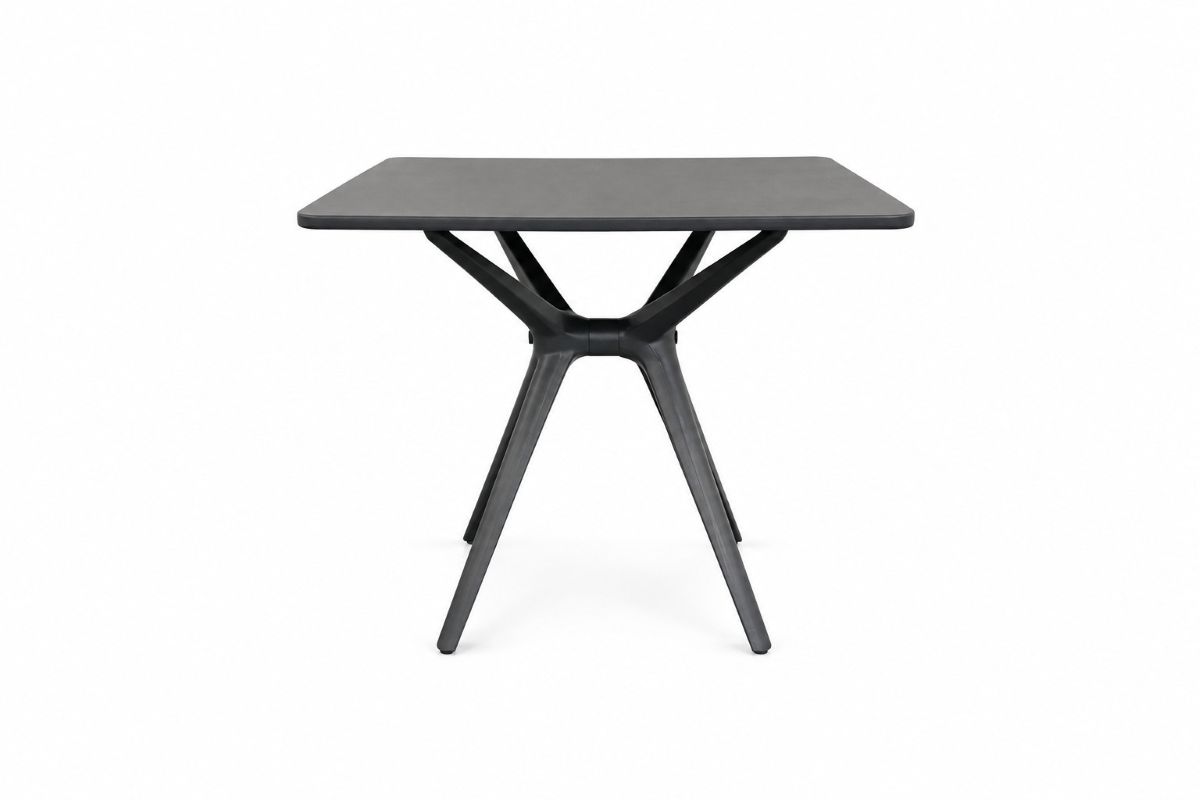kaveh resin outdoor bistro table charcoal