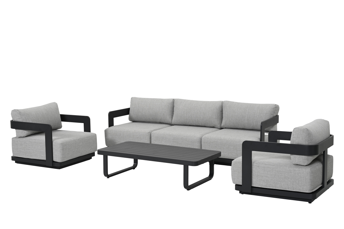 Laguna 4pc Outdoor Lounge Set Modern Style