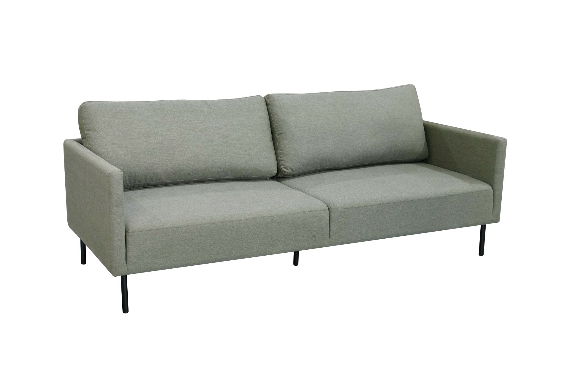 milan 2 seater lounge set green