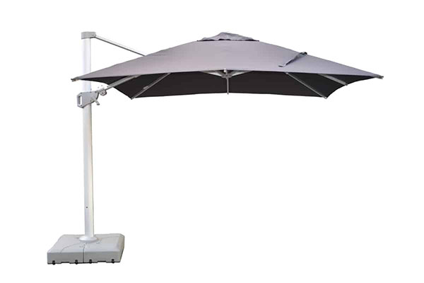 modernstyle sunnova cantilever umbrella dark grey