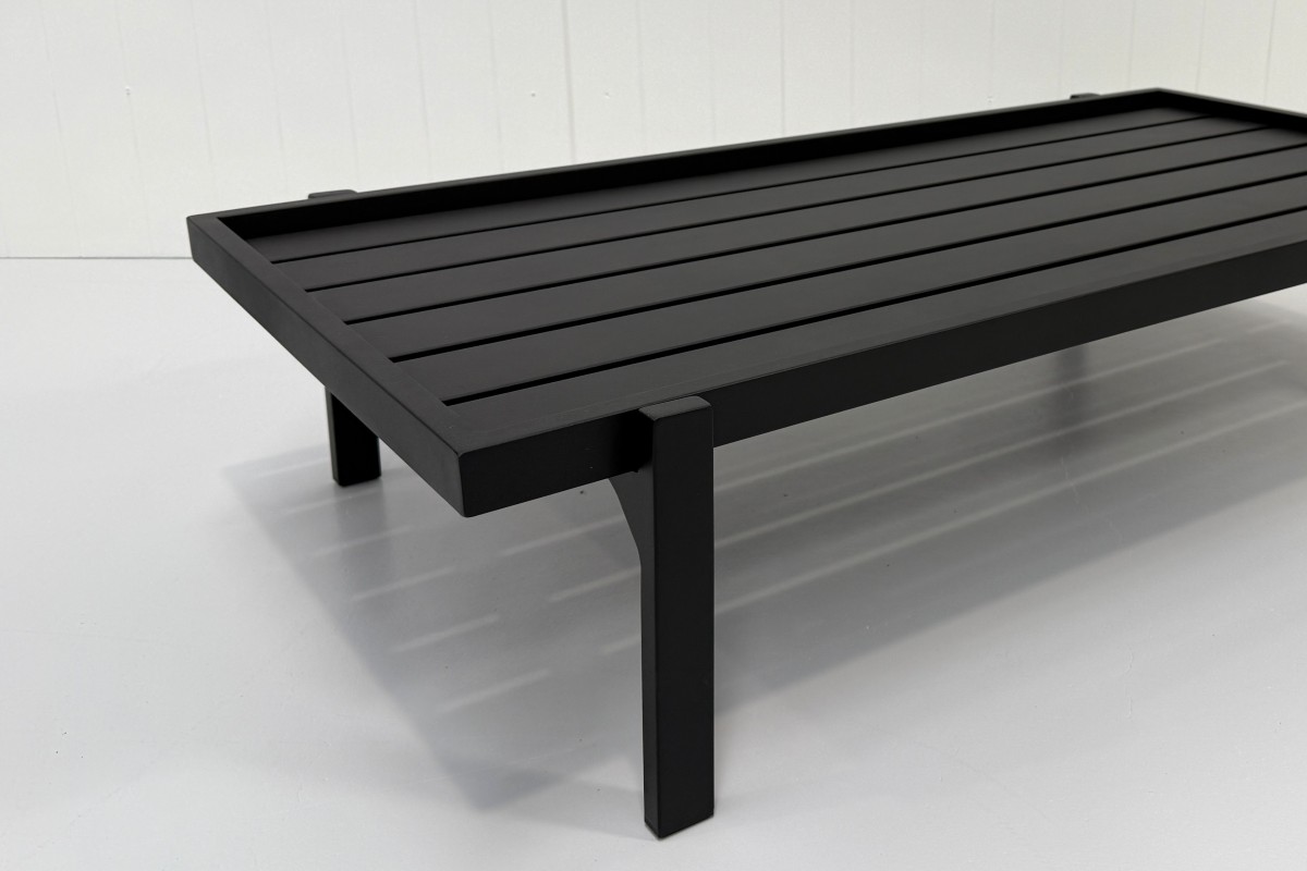 mood rectangle coffee table black