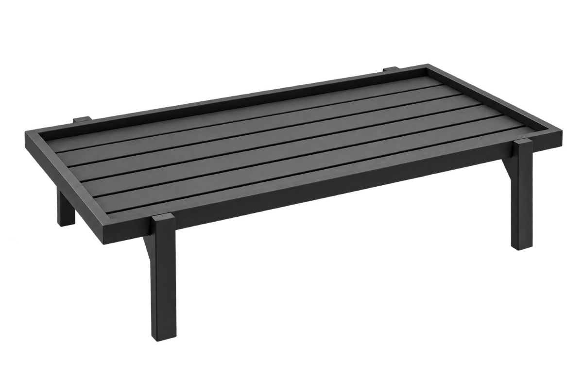 mood rectangle coffee table black