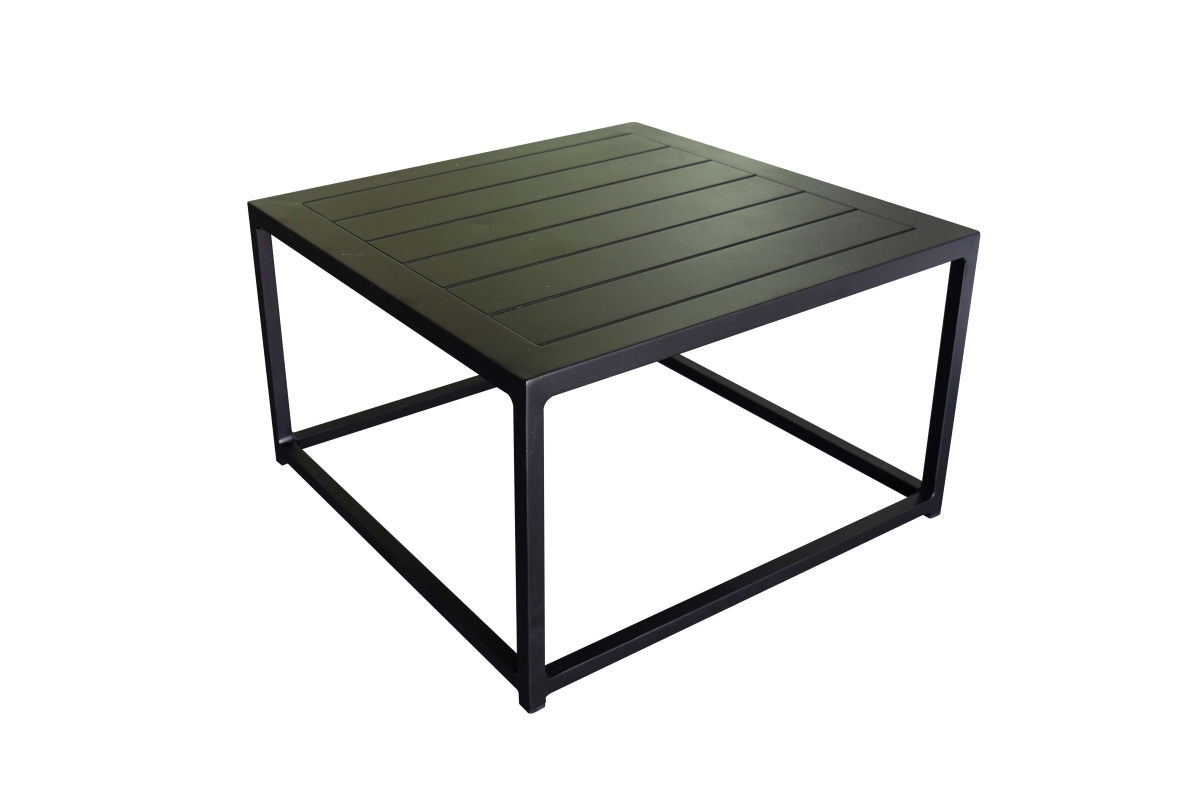 mood square coffee table set black