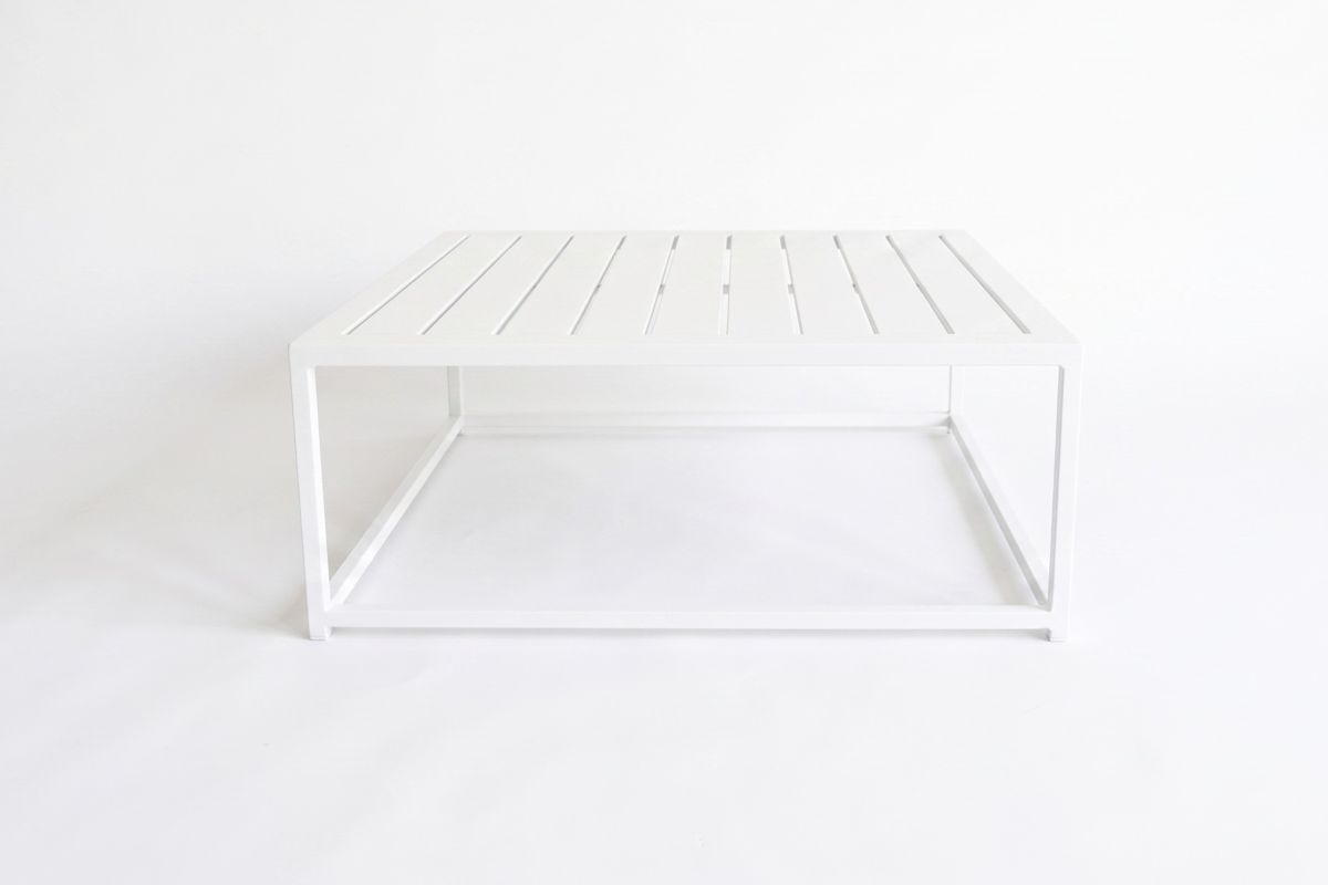 mood square coffee table white 90 x 90