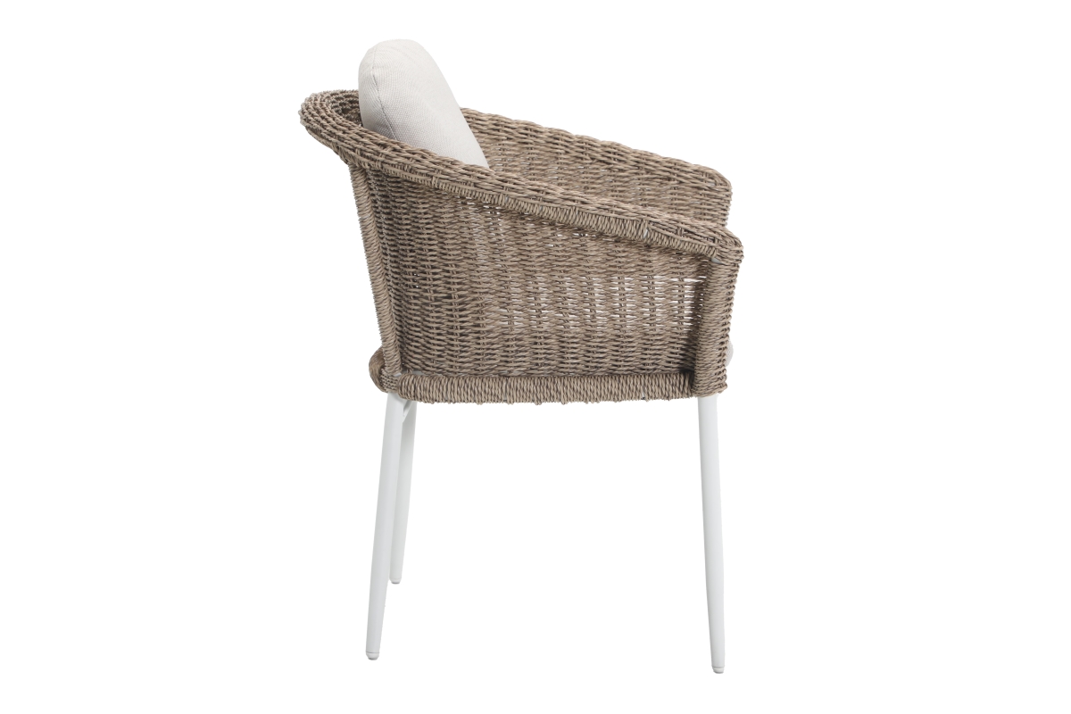 ohope outdoor rattan dining chair ohope 7pc aluminium and rattan outdoor dining set