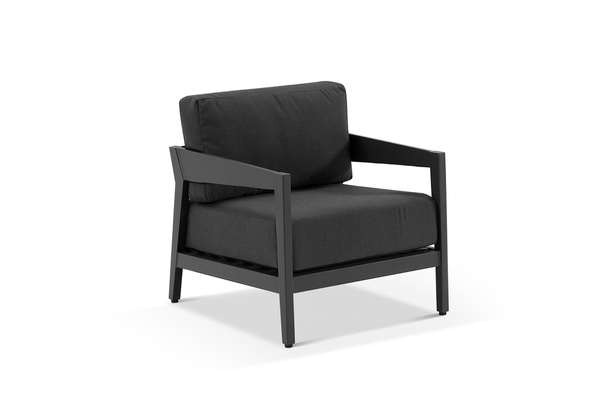 omaha lounge chair set charcoal