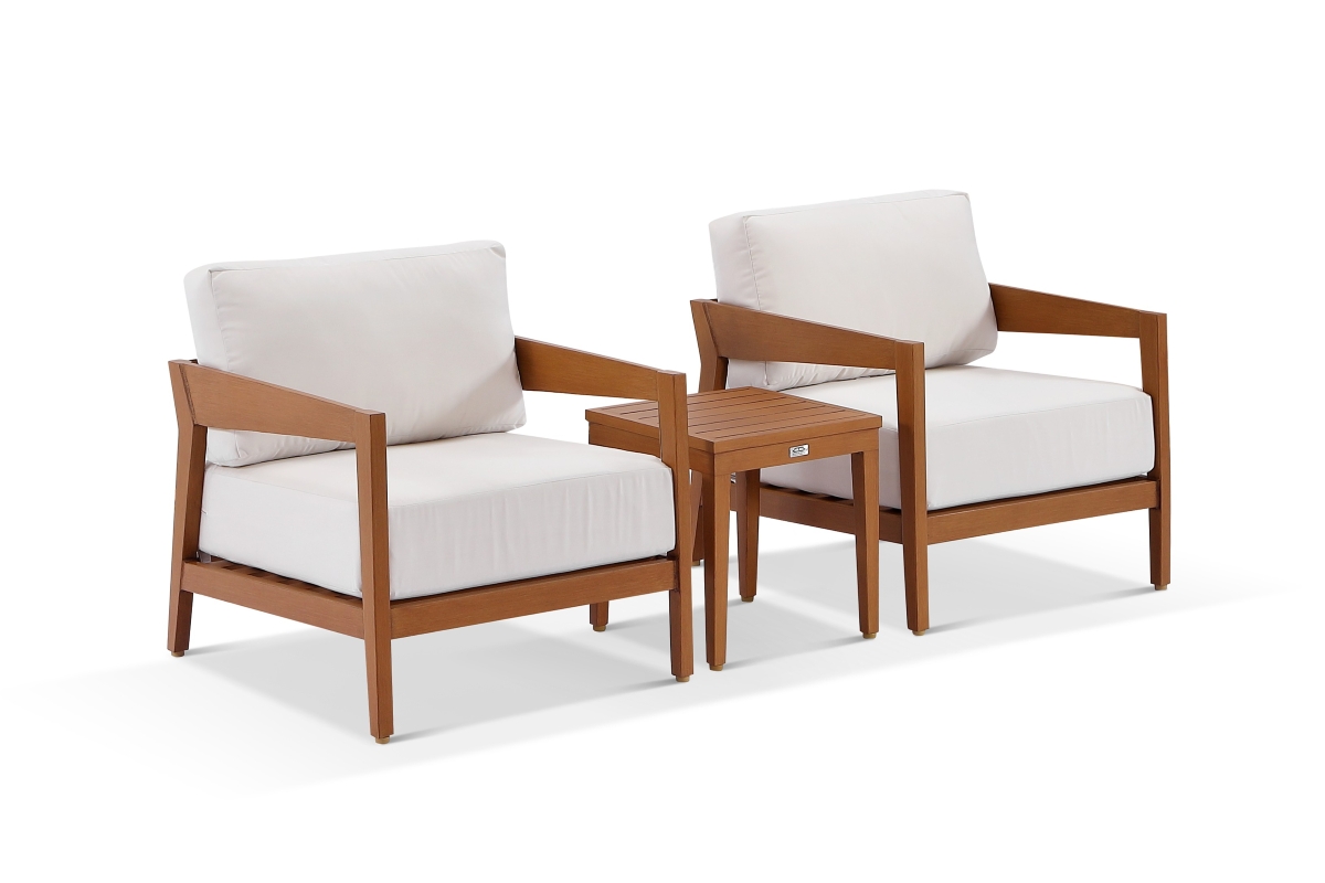 omaha "teak" chair set canvas canvas