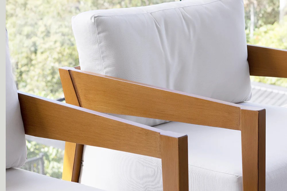 omaha "teak" chair set canvas canvas