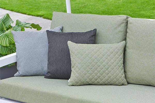 outdoor cushions green