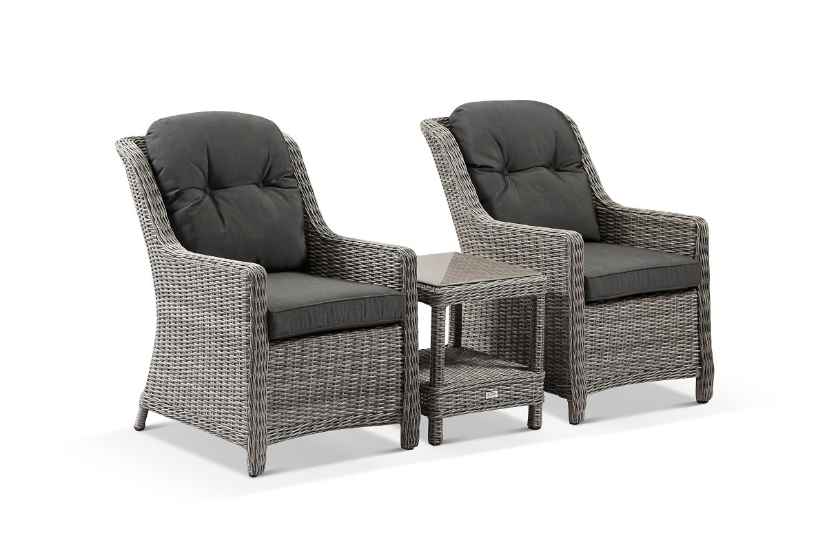 raglan armchair set canvas coal