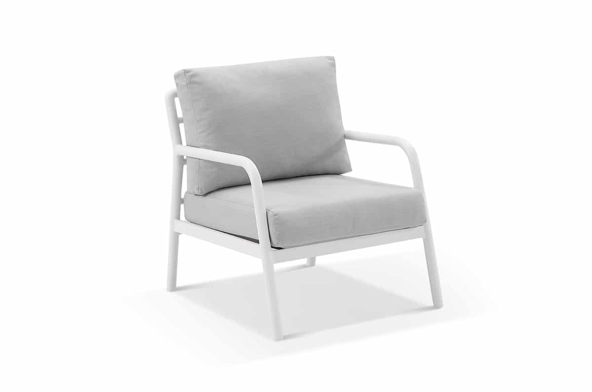 riviera-white-chair riviera lounge chair set white