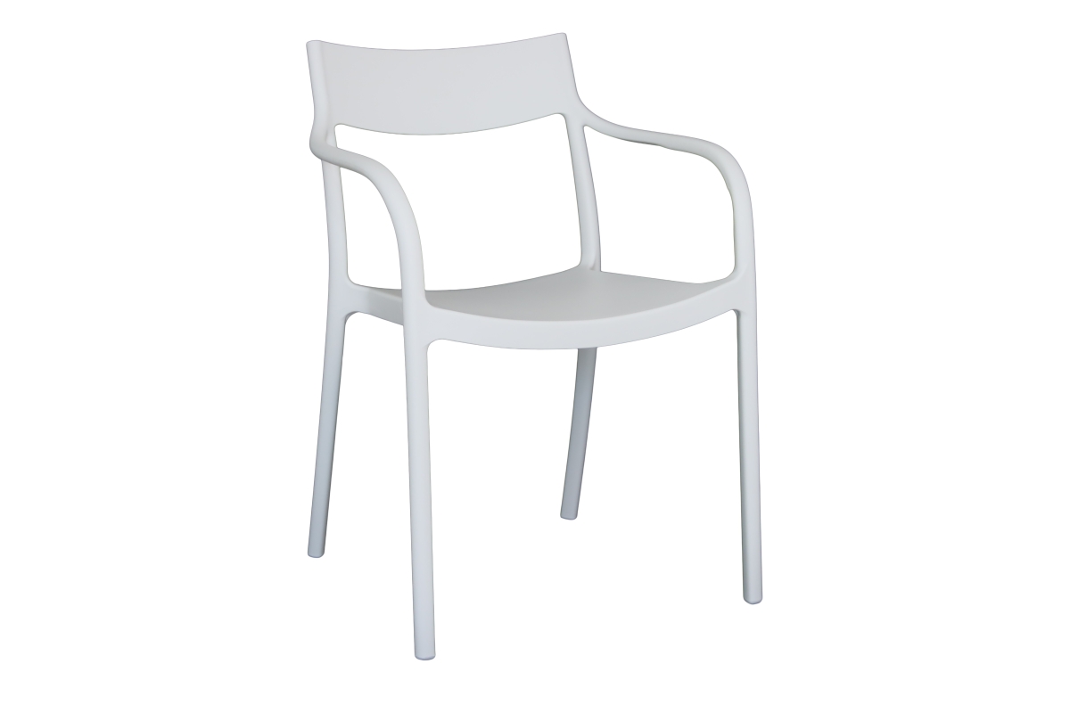 sam resin dining chair white