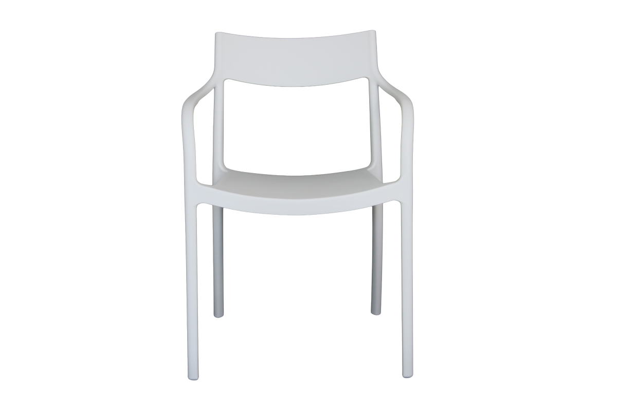 sam resin dining chair white