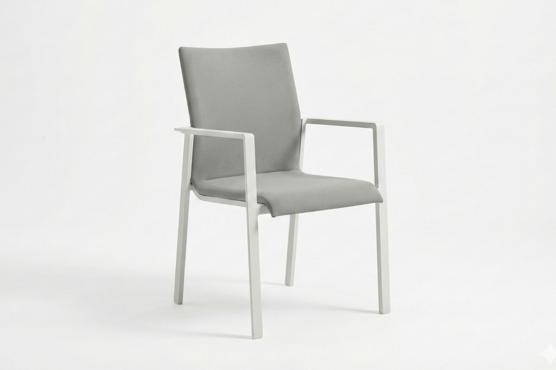 sense-white-dining-chair sense outdoor dining chair white/mouse grey