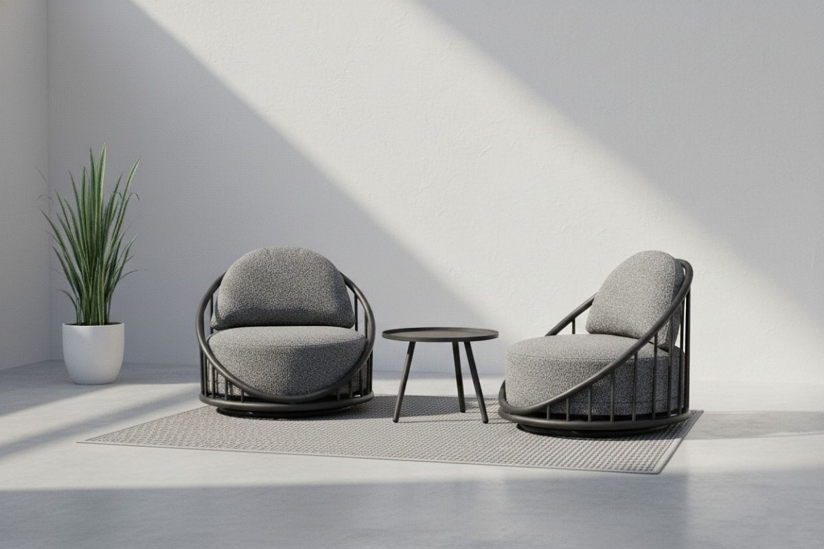 soho swivel lounge chair set