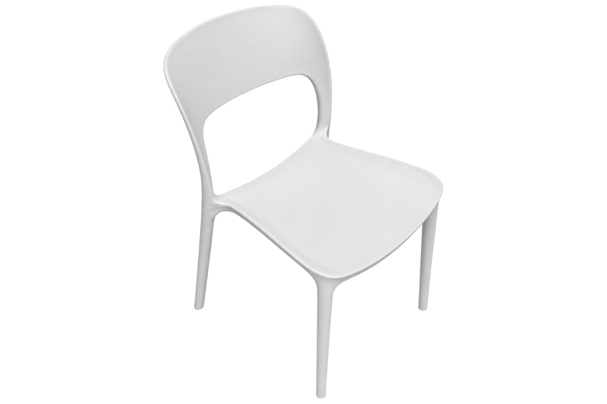 sophie resin dining chair white