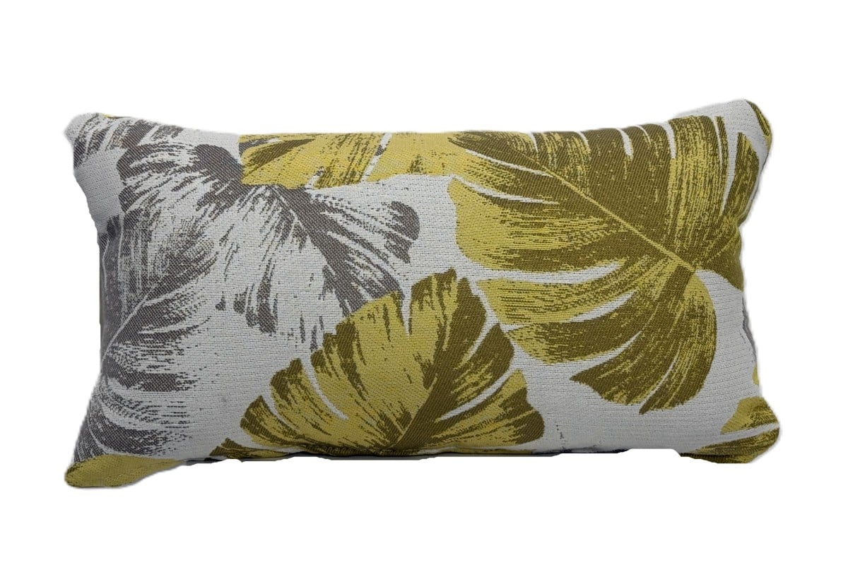 decor cushion yellow leaf 30 x 50